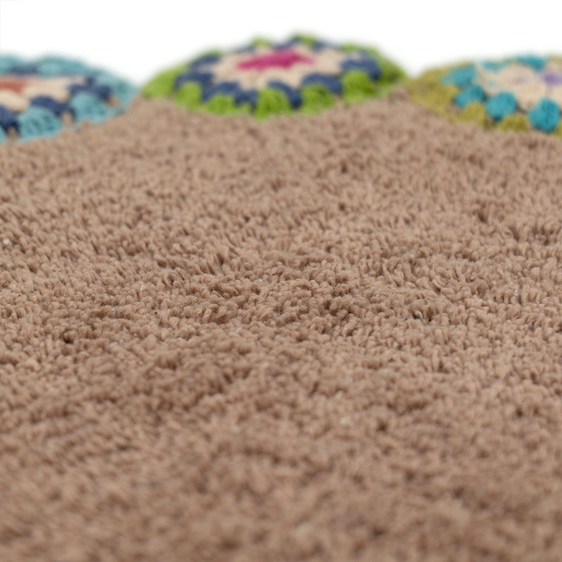 Circle Mat Crochet / Brown - image 7