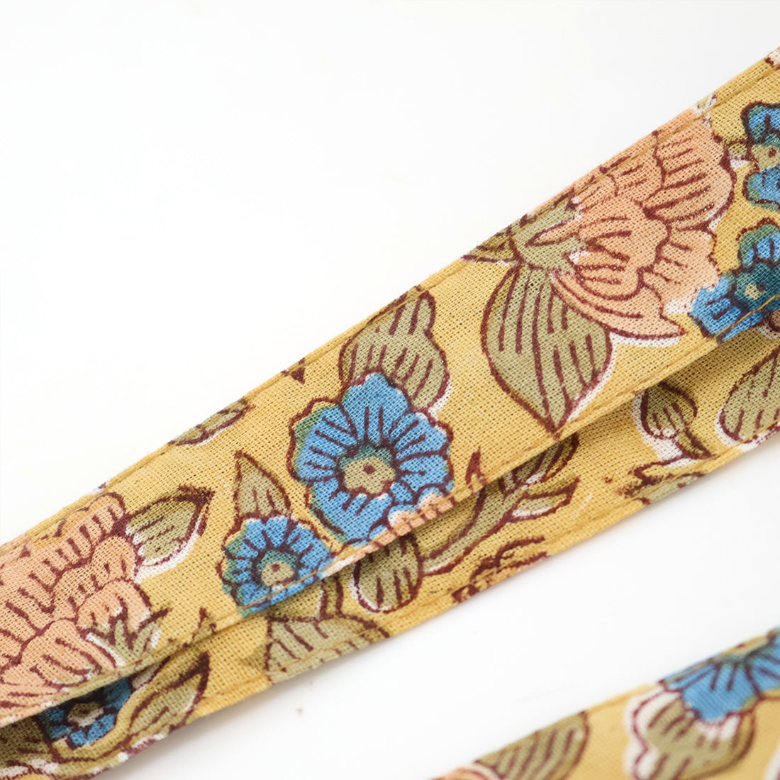 Frill Tote Carino Block Print (Yellow Ochre)
