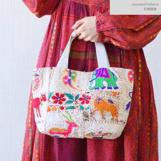 Mini Tote Bag New Rajkoti Embroidery / Assorted - image 1