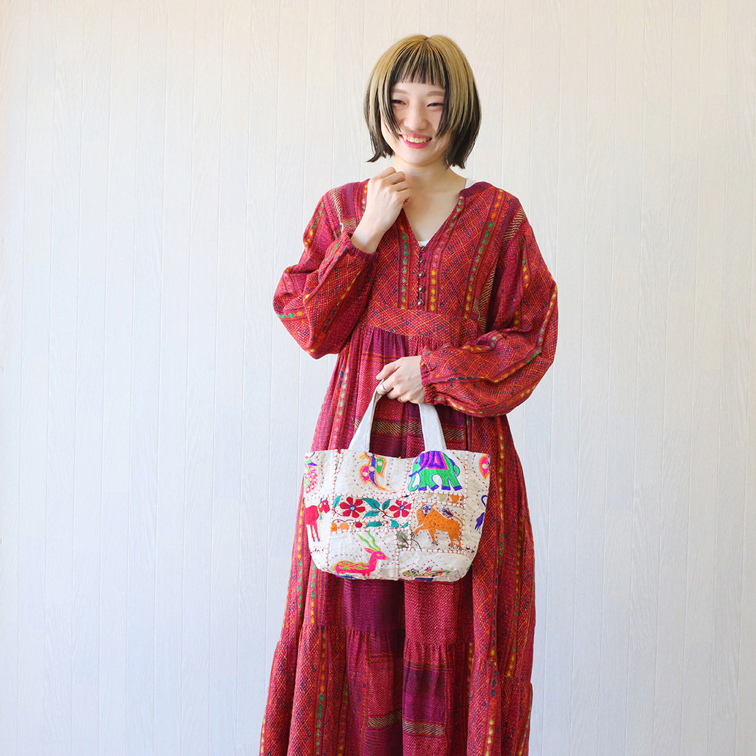 Mini Tote Bag New Rajkoti Embroidery / Assorted - image 4