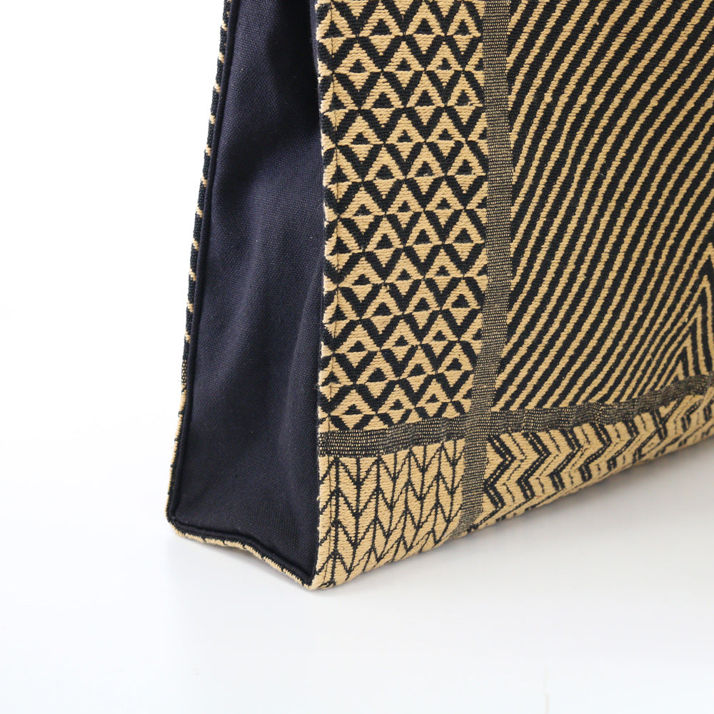 Tall Tote Bag African Motif / Black (Assorted Pattern) - image 7