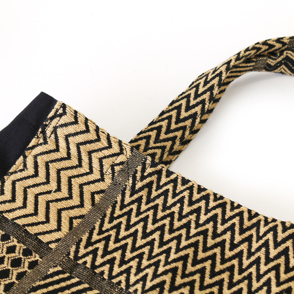 Tall Tote Bag African Motif / Black (Assorted Pattern) - image 8
