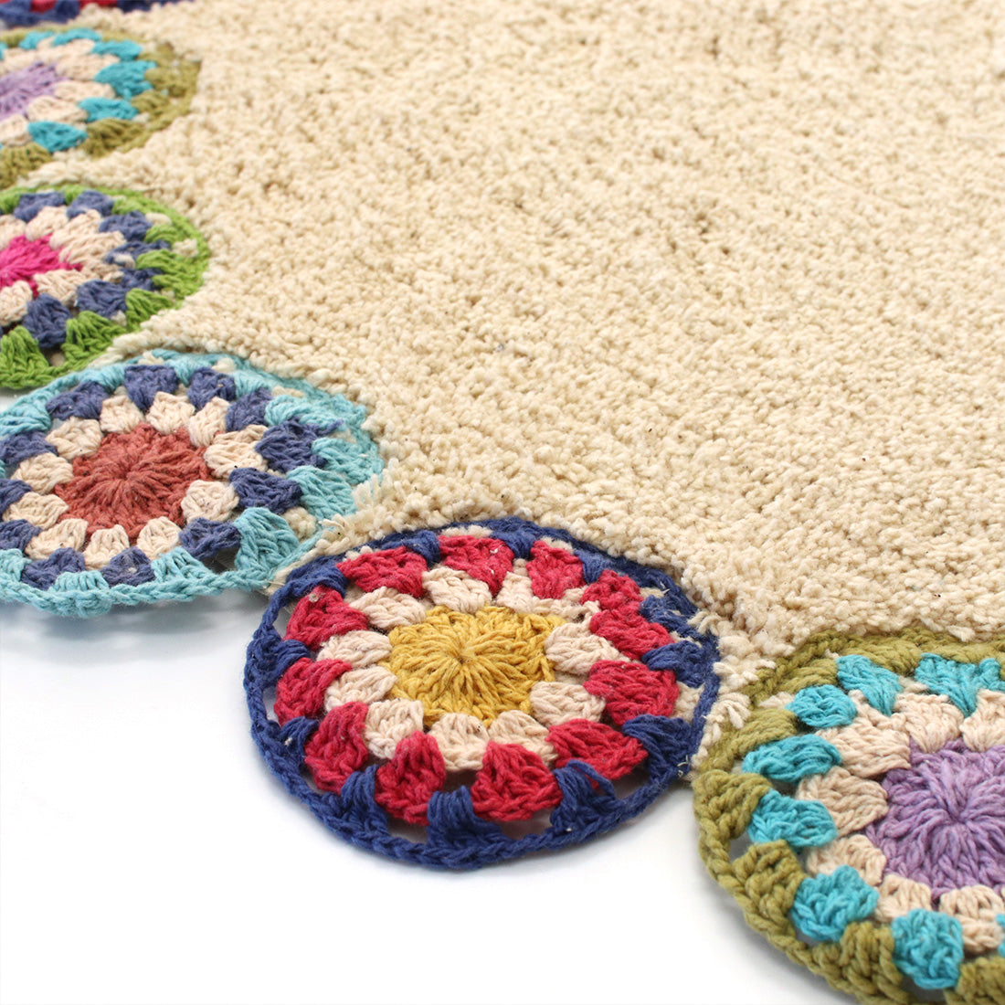 Circle Mat Crochet / Natural - image 3
